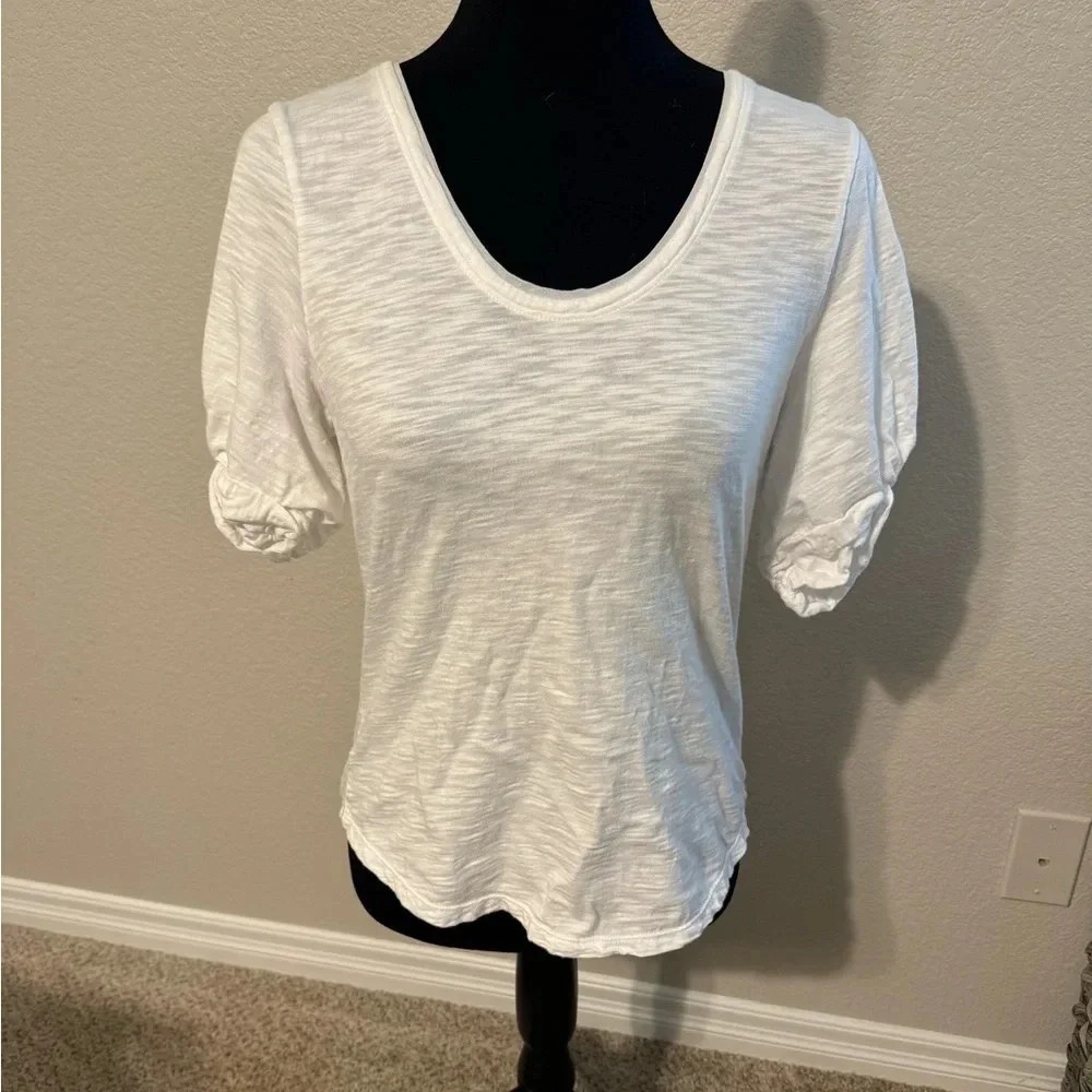 White House black market white colored blouse size S